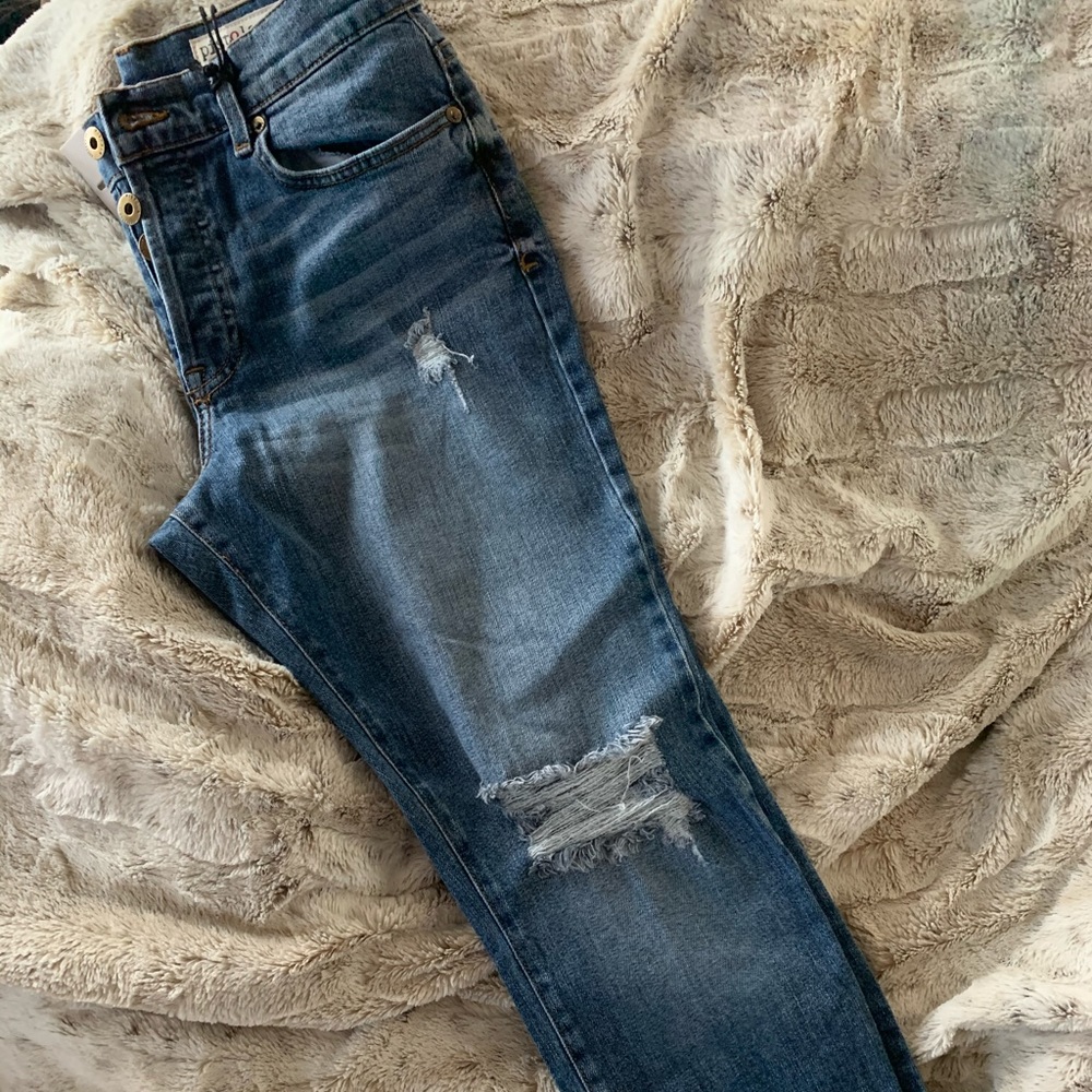 Cropped ankle high waist 👖